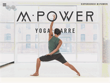 Tablet Screenshot of mpoweryogastudio.com